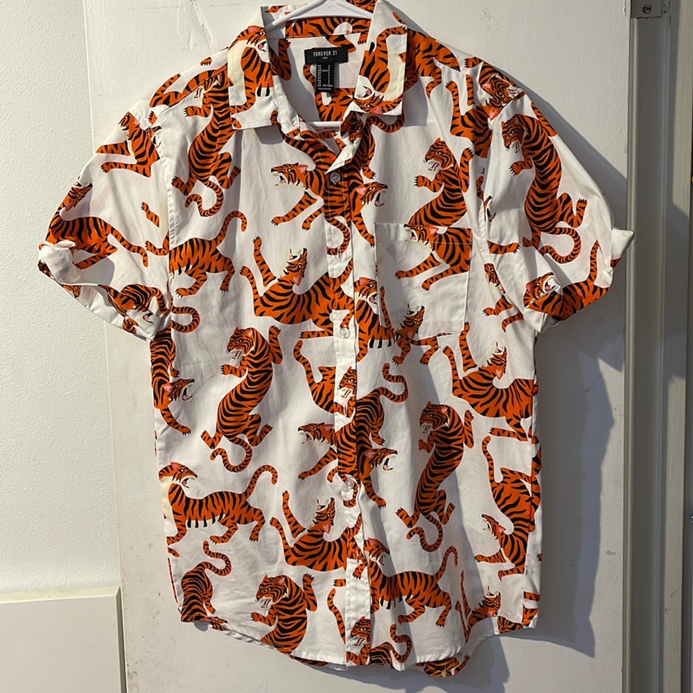 Tiger forever 21 shirt